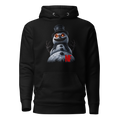 Horrible Snowman Unisex Hoodie, Black, flat front