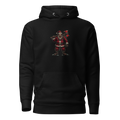 Santa Clause Unisex Hoodie, Black, flat front